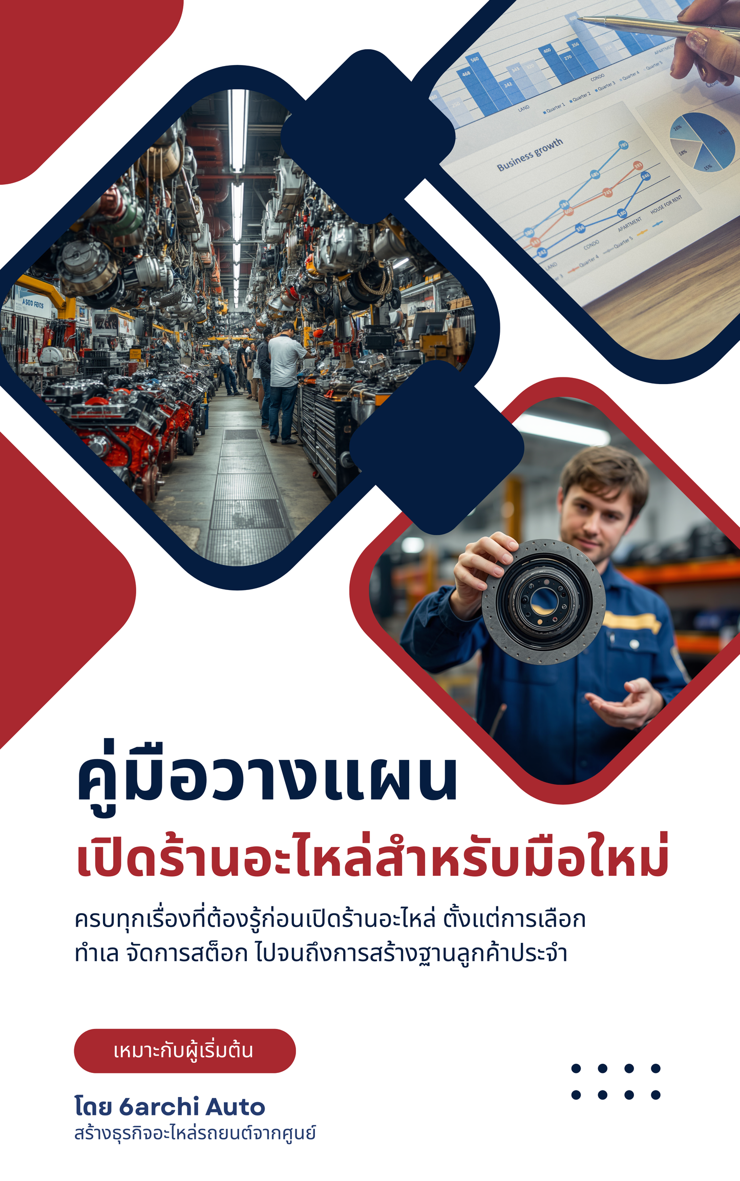 E-Book คู่มือเปิดร้านอะไหล่รถยนต์ ฉบับเริ่มต้นจาก 0